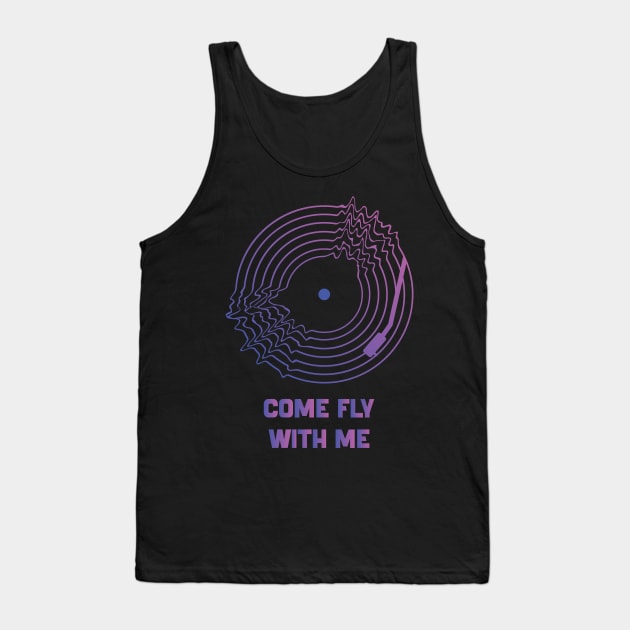 Come Fly With Me Tank Top by BY TRENDING SYAIF